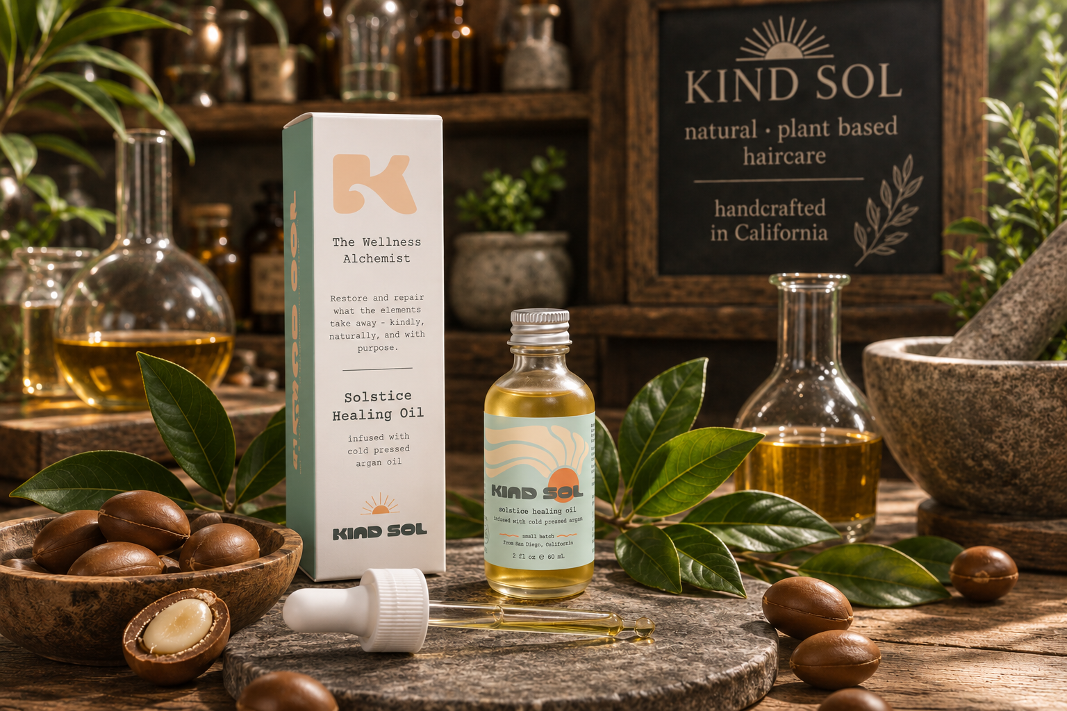 Healing Oil ~ Solstice Restore - Kind Sol Haircare
