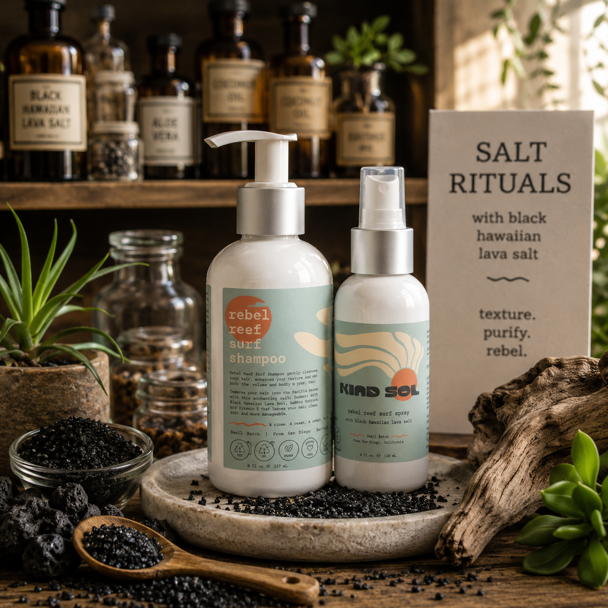 Rebel Reef Salt Ritual Bundle - Kind Sol Haircare