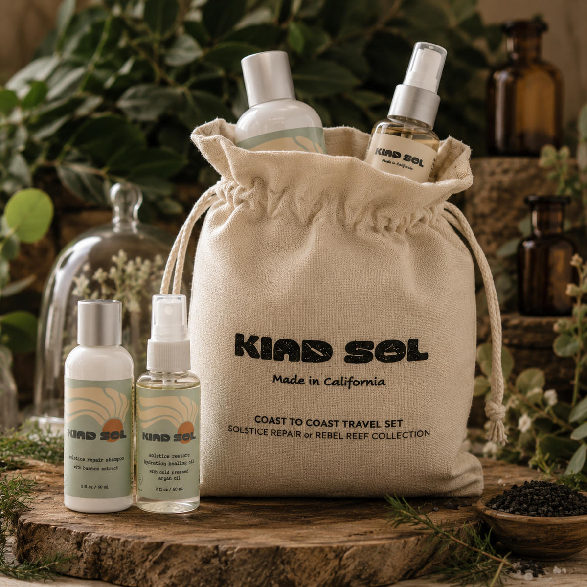 Coast To Coast Travel Pack - Kind Sol Haircare