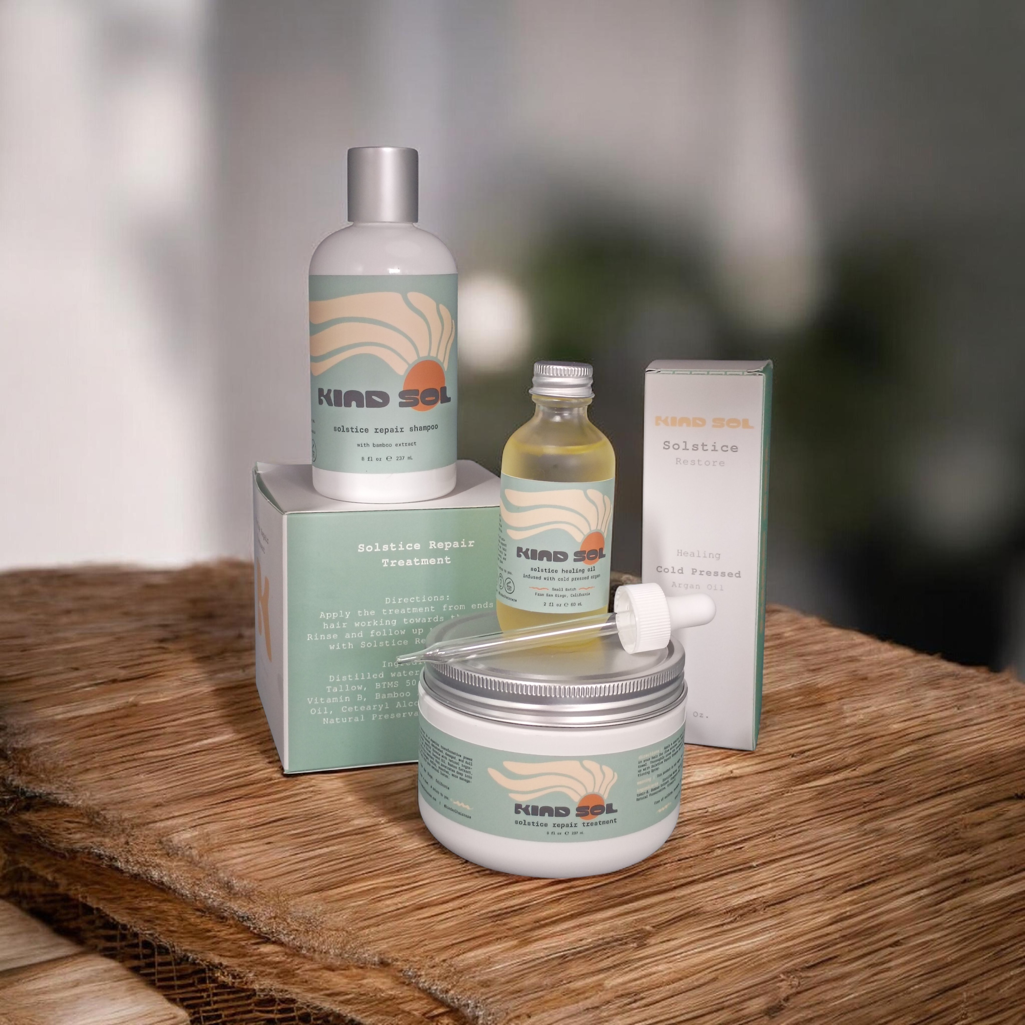 Solstice Repair Ritual Bundle - Kind Sol Haircare 