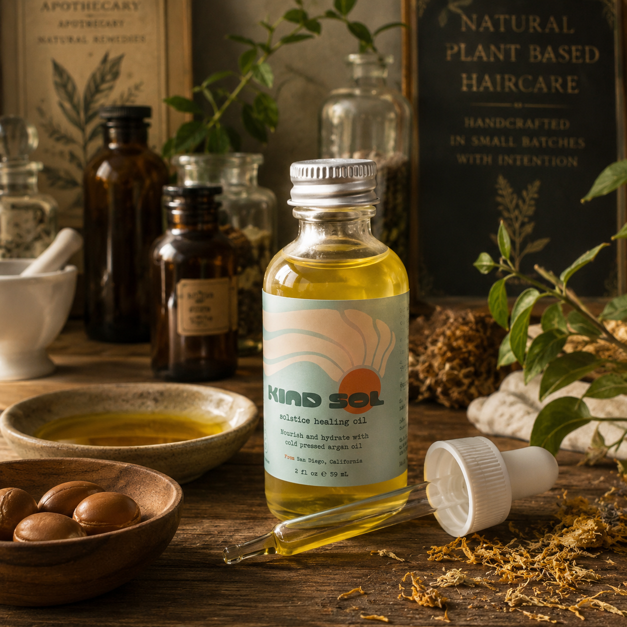 Healing Oil ~  Solstice Restore - Kind Sol Haircare 